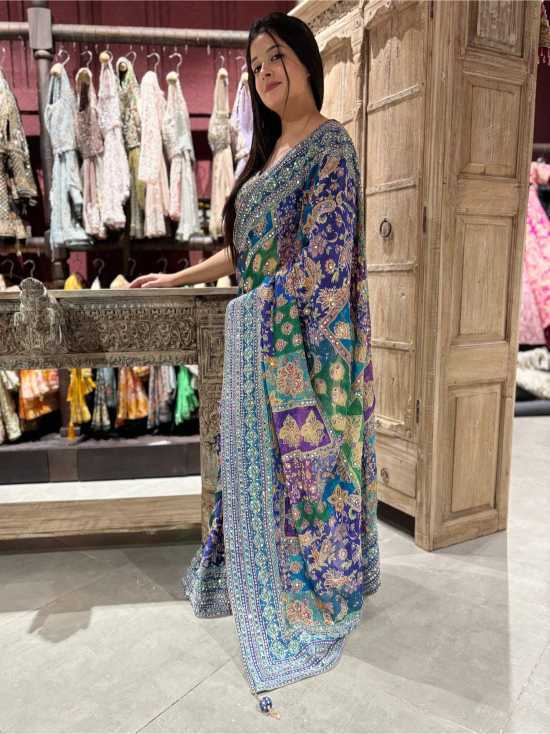 Chinon Soft Silk Saree