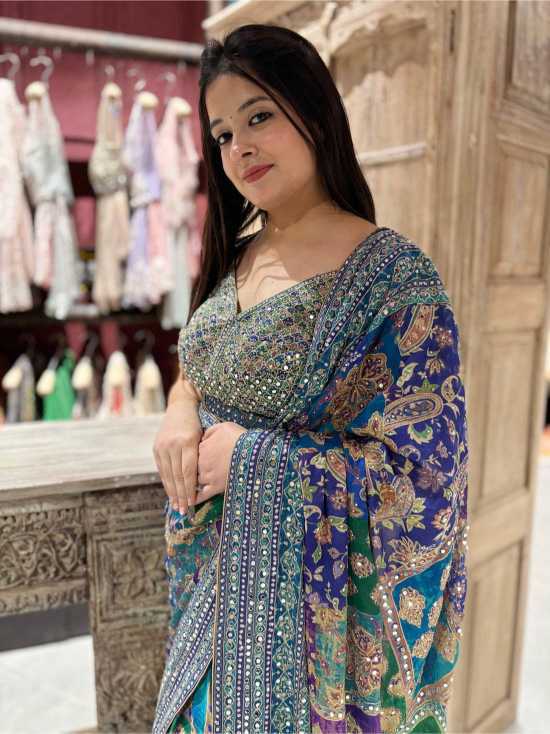 Chinon Soft Silk Saree