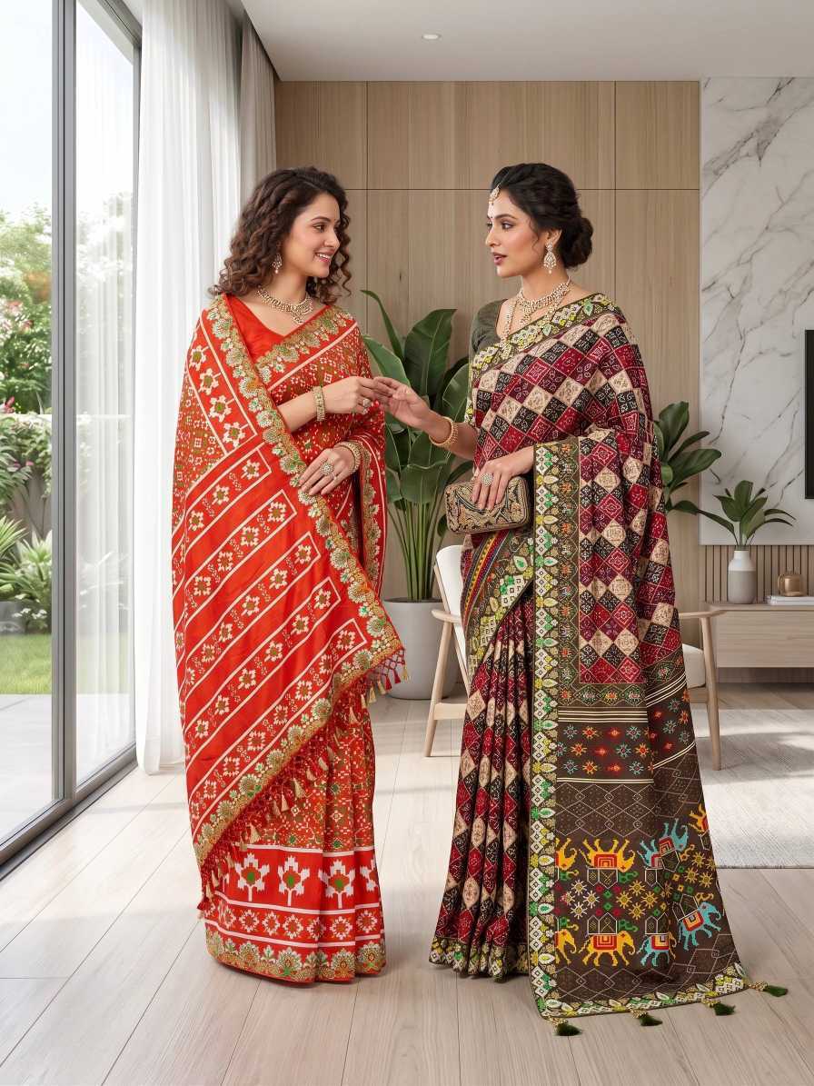 Vichitra Silk Soft Saree