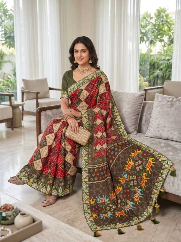 Vichitra Silk Soft Saree