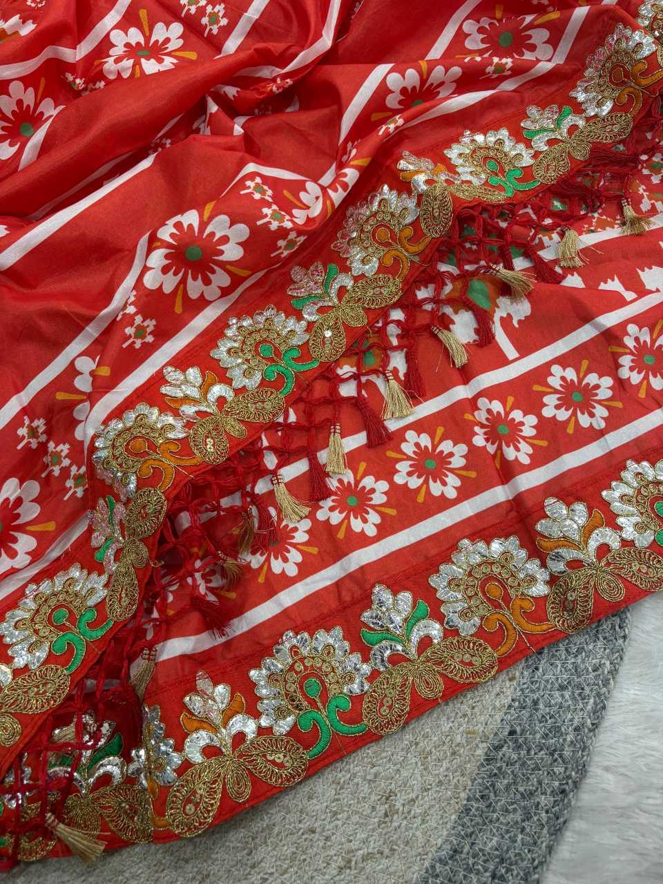 Vichitra Silk Soft Saree