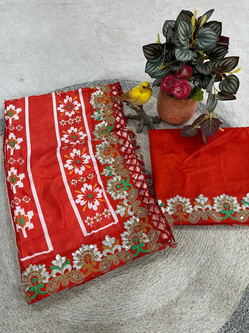 Vichitra Silk Soft Saree