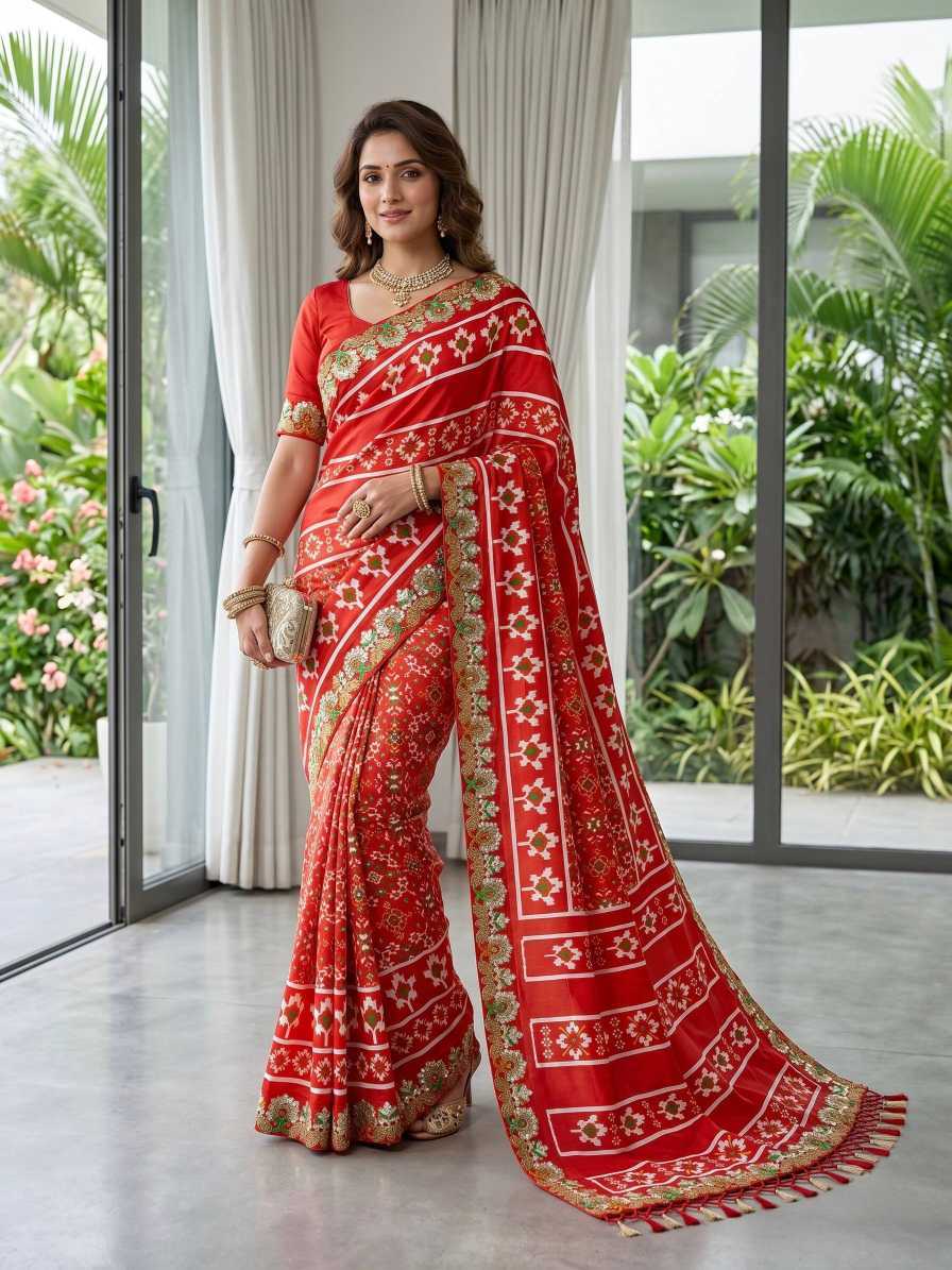 Vichitra Silk Soft Saree