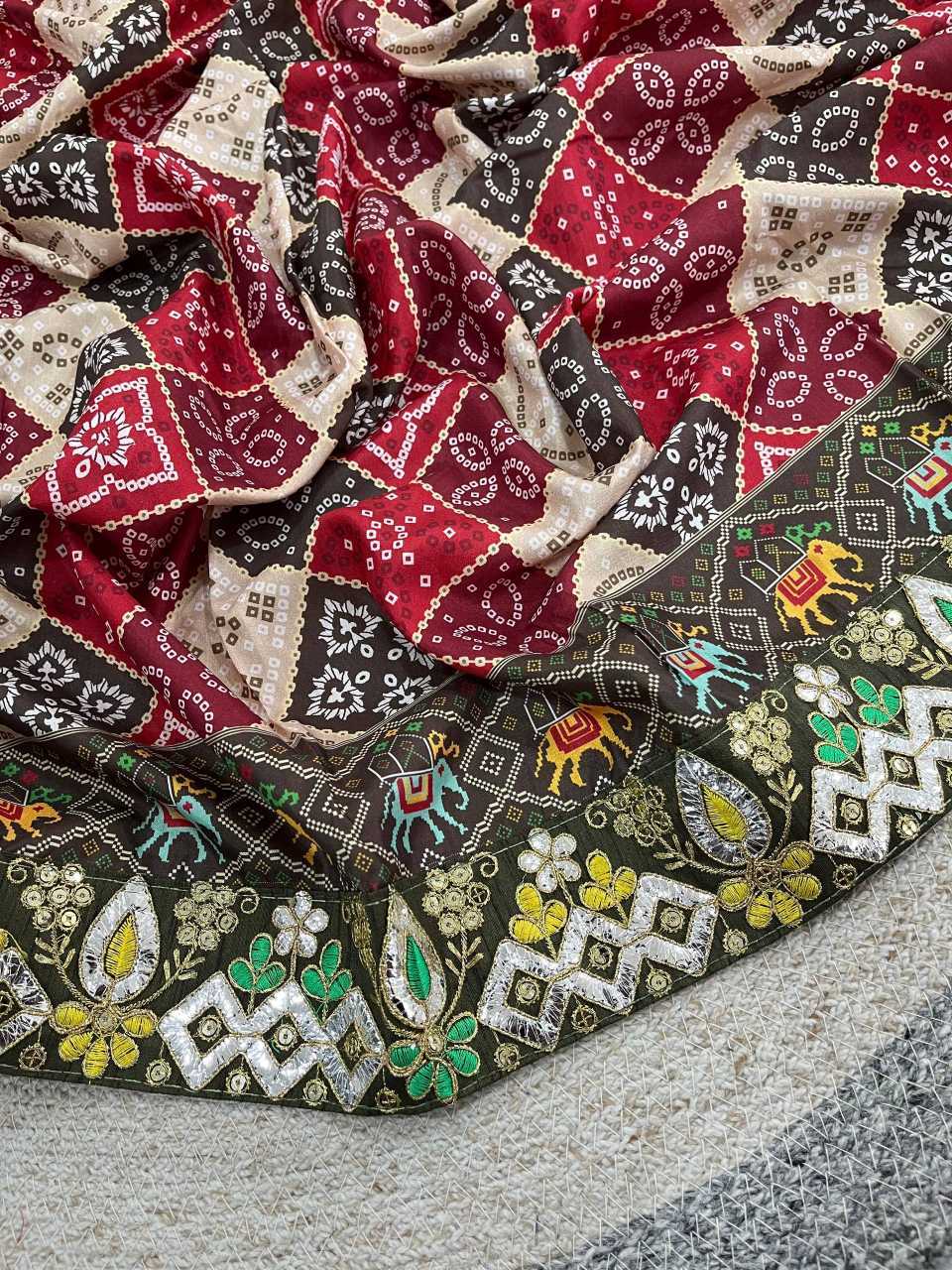 Vichitra Silk Soft Saree