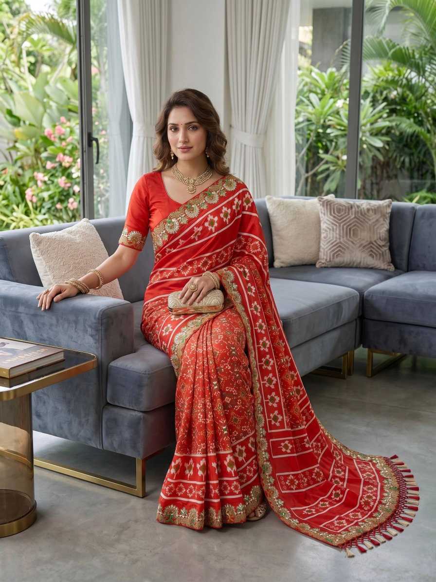 Vichitra Silk Soft Saree