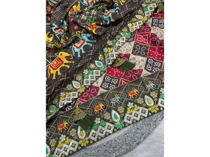 Vichitra Silk Patola Saree