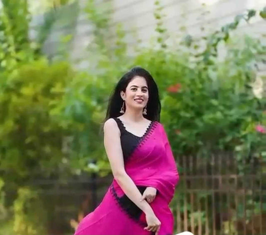Chiffon Traditional Silk Saree