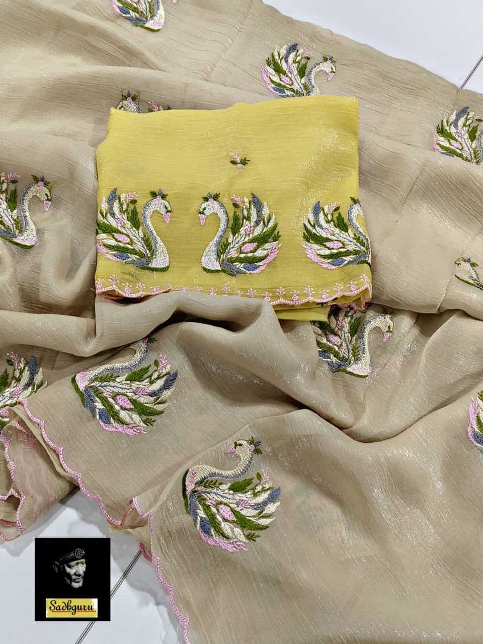 Tussar Silk Designer Saree