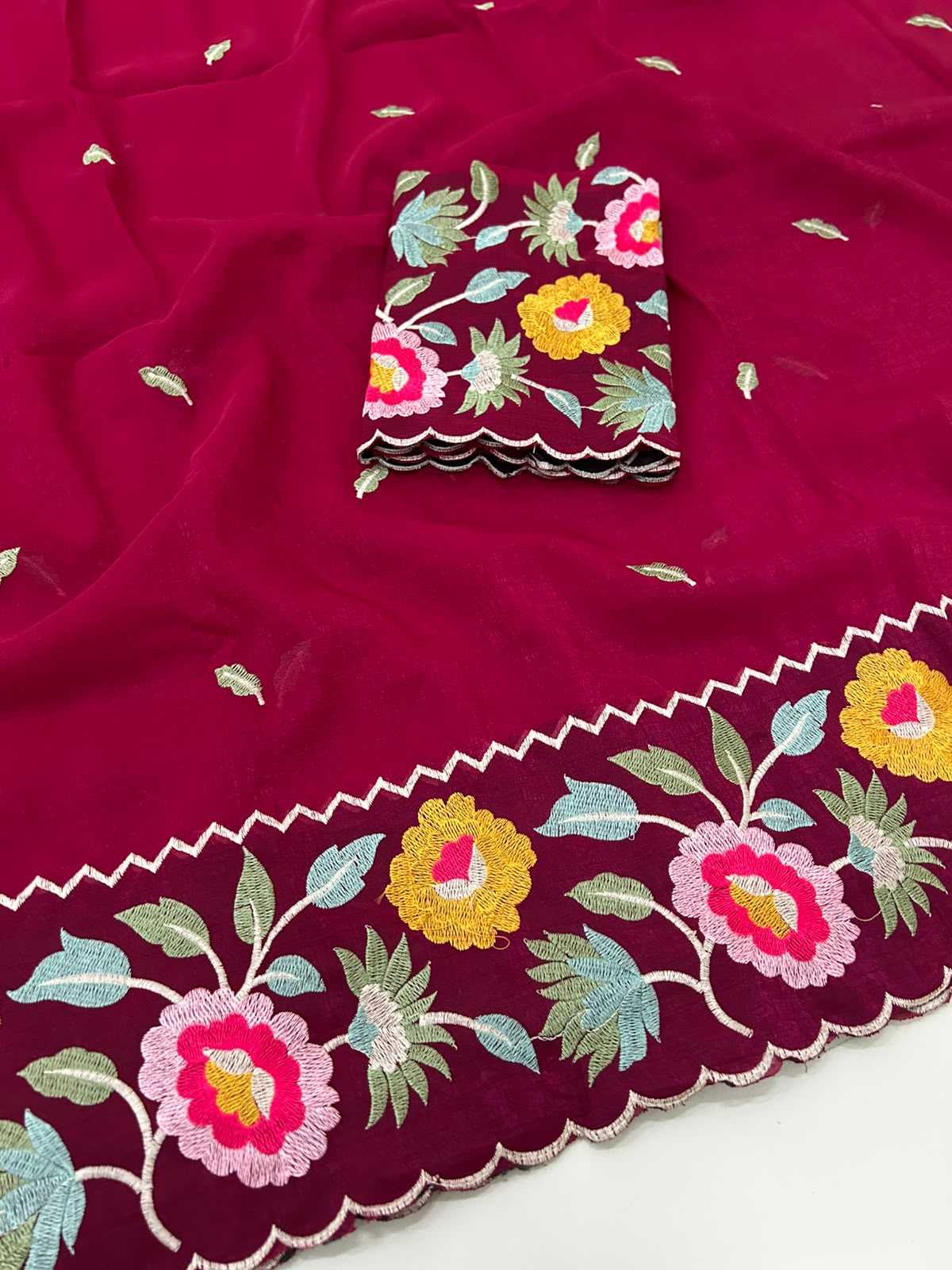 Organza Designer Saree