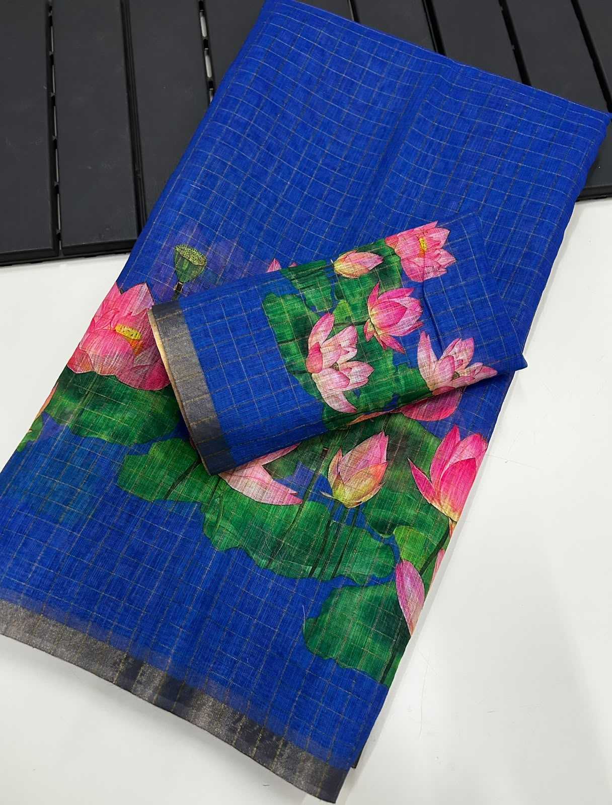 Kota Checks Designer Saree