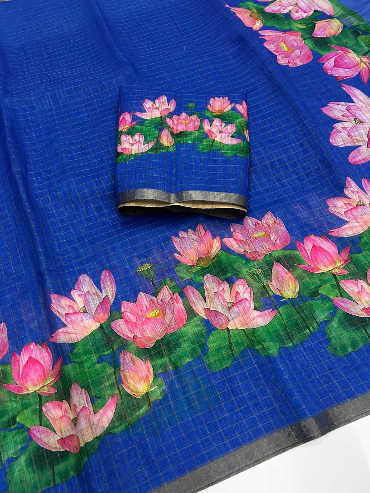 Kota Checks Designer Saree