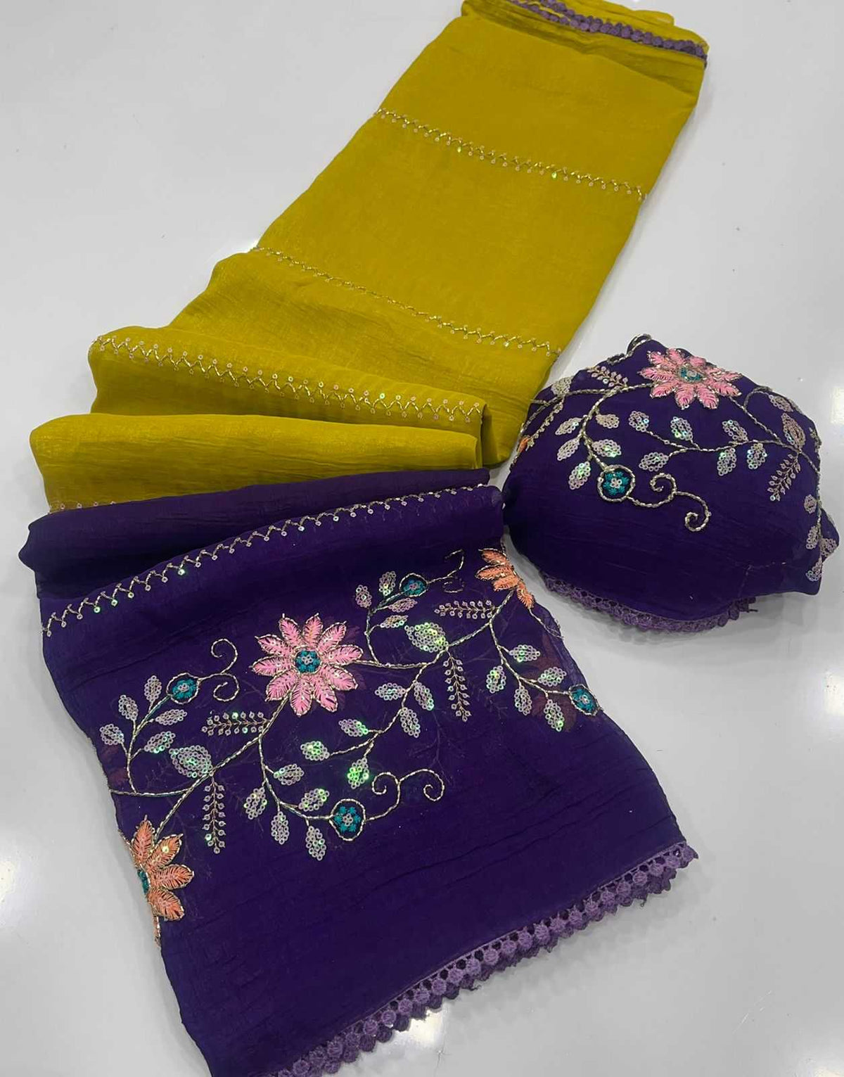 Crunchi Party Wear Saree