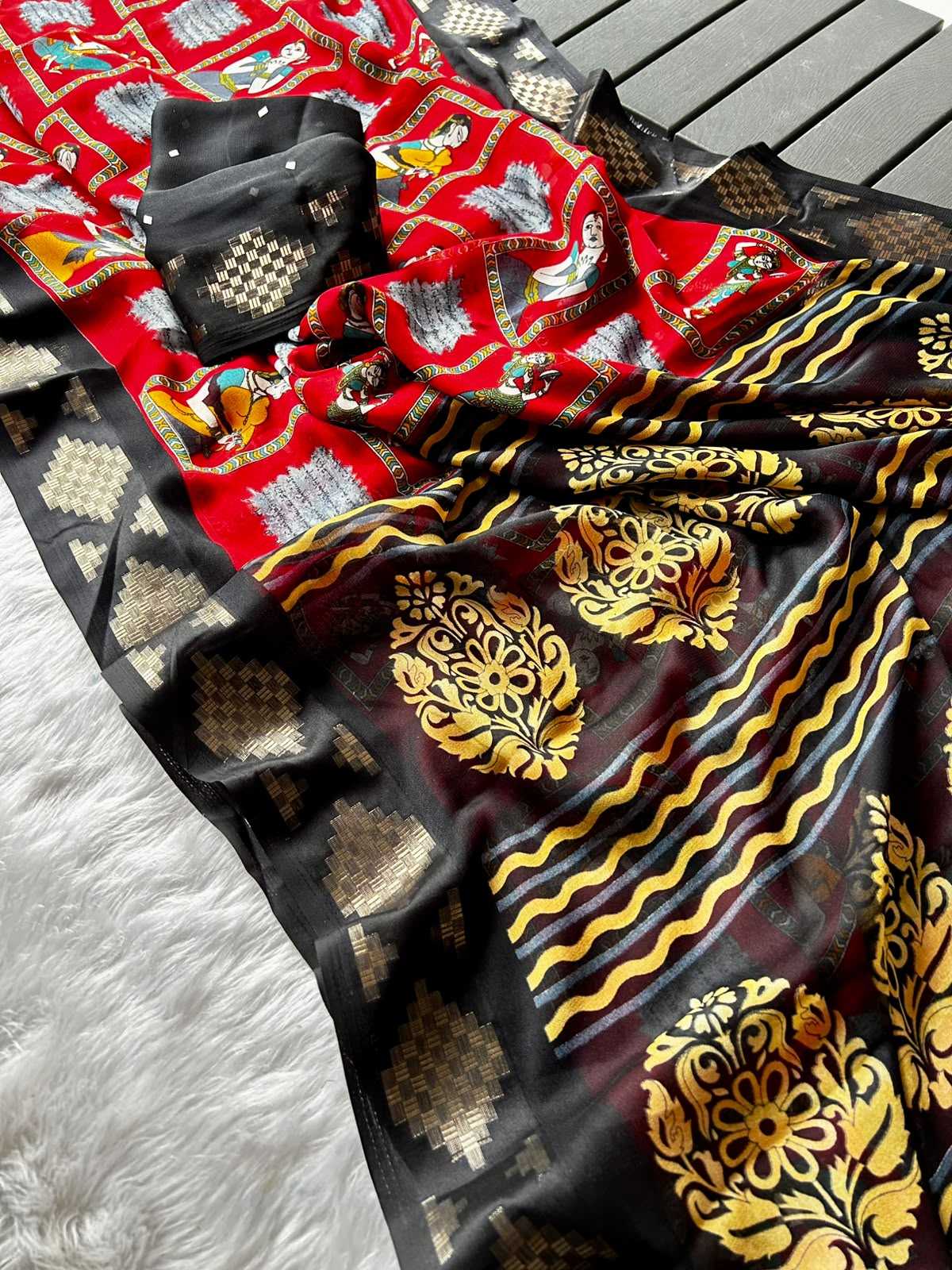 Viscose Designer Saree