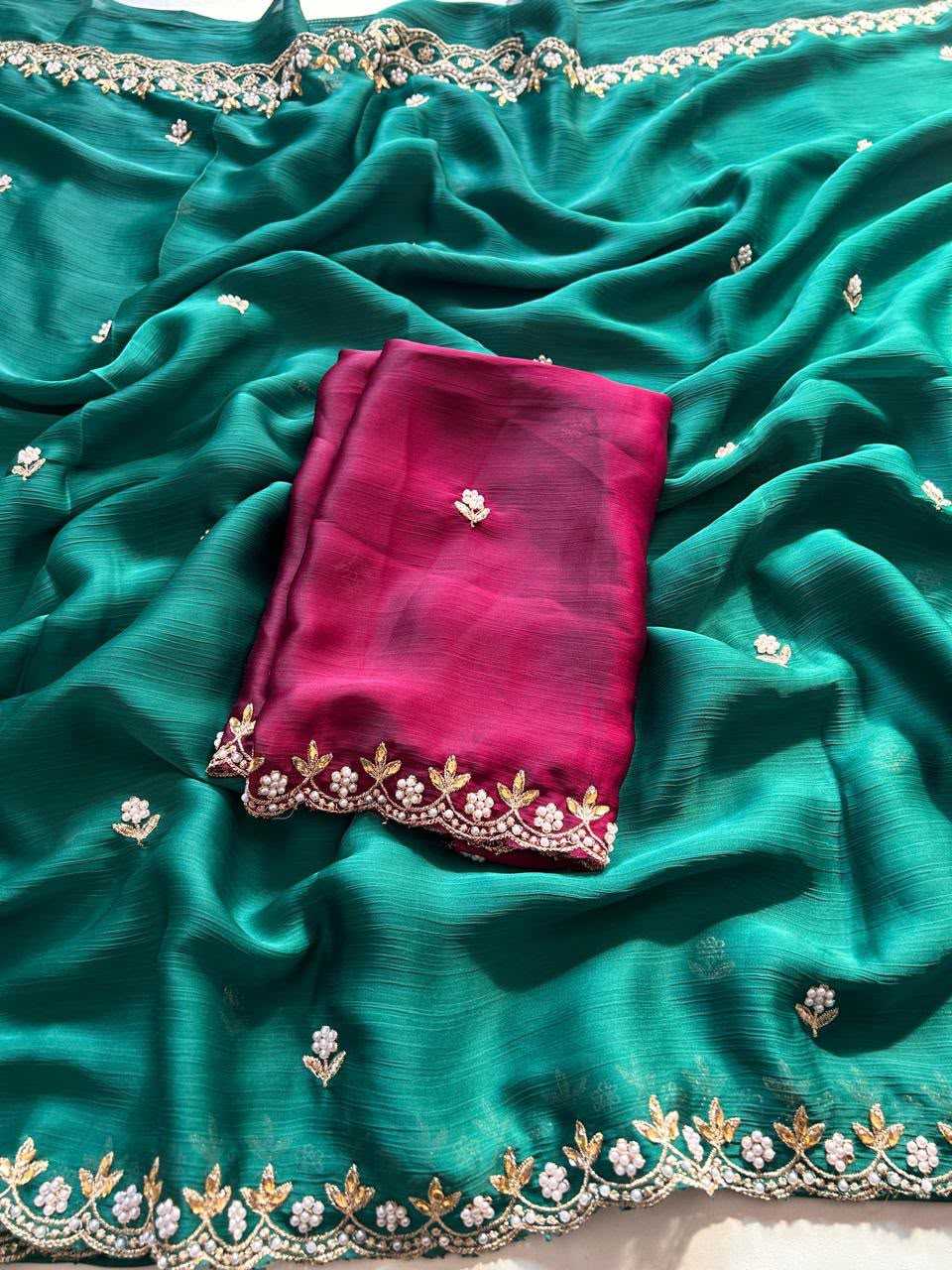 Crush Silk Traditional Saree