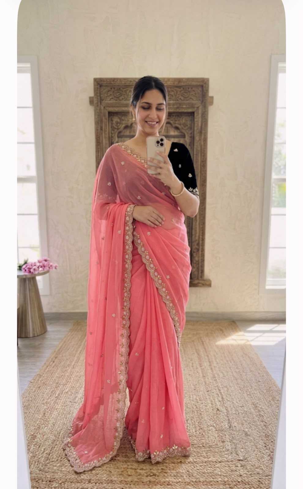 Crush Silk Traditional Saree