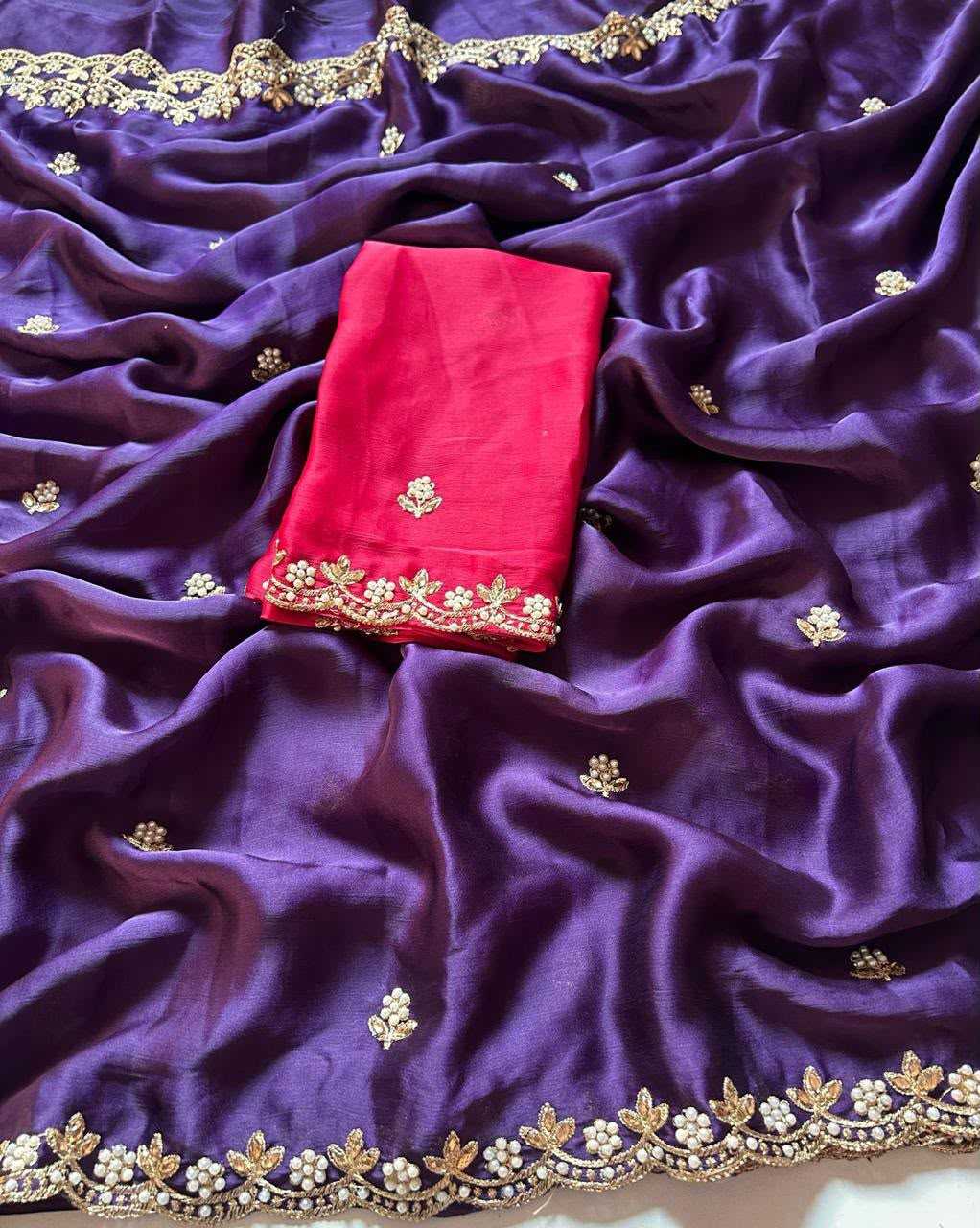 Crush Silk Traditional Saree
