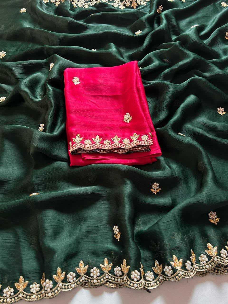 Crush Silk Traditional Saree
