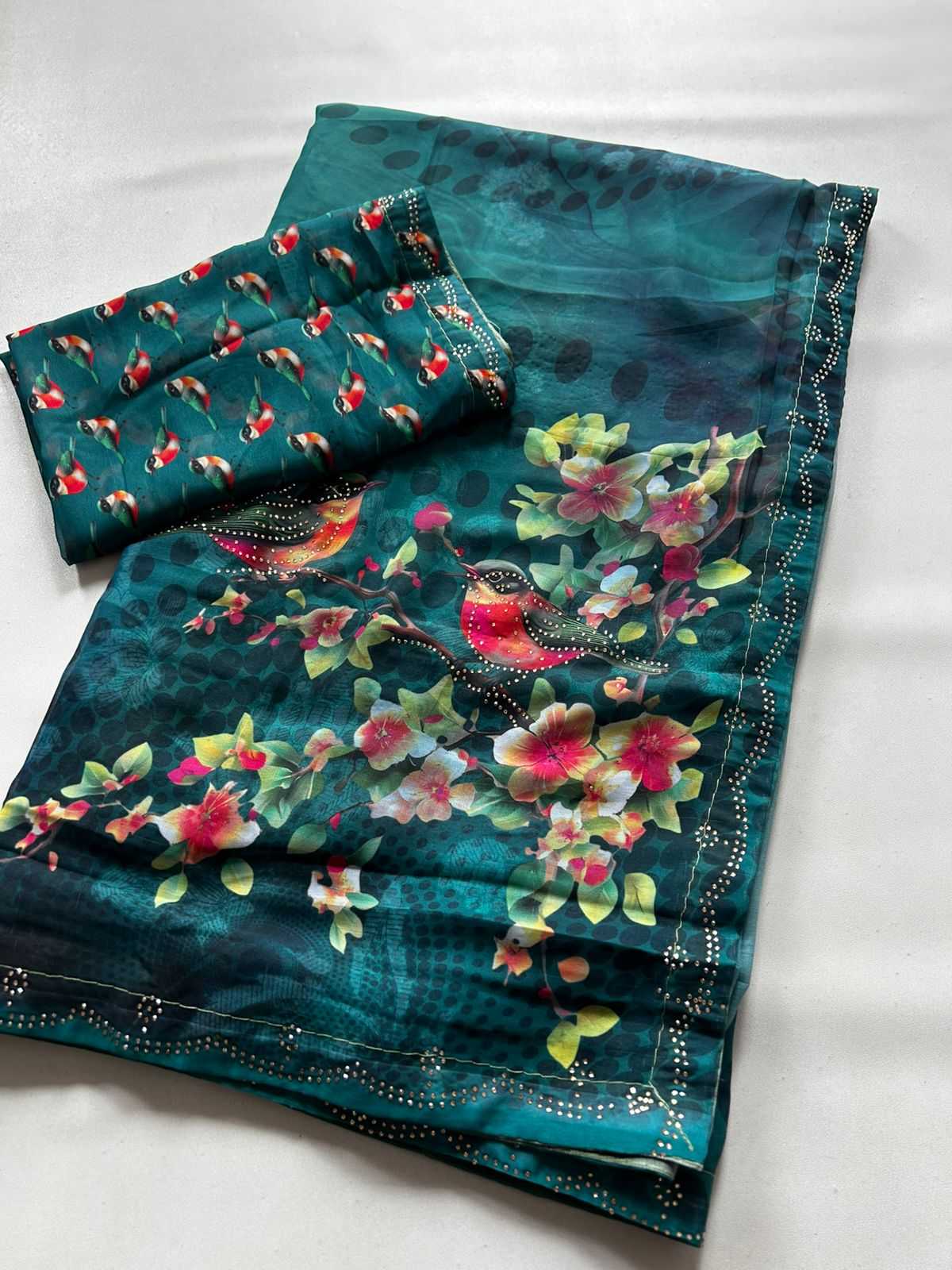 Anagha Georgette Printed Saree