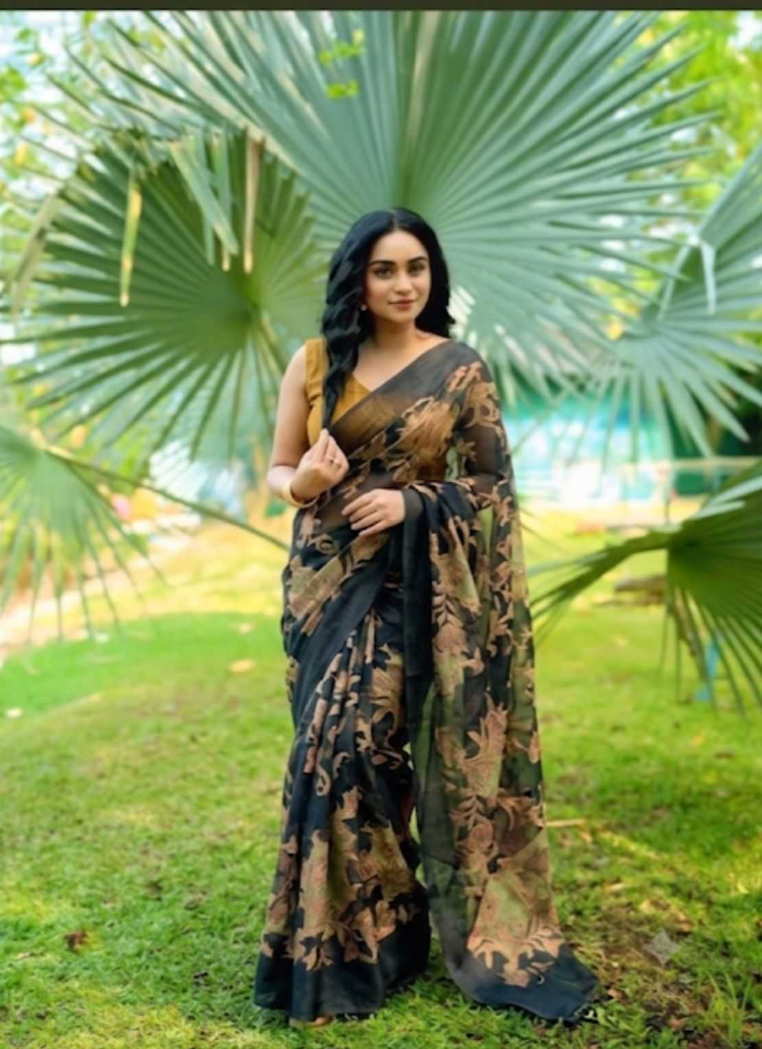 Anuradha Chiffon Sequence Saree