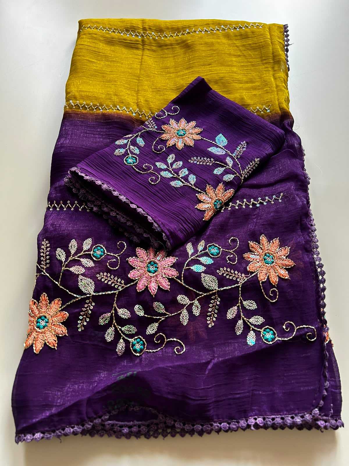 Crunchi Designer Saree