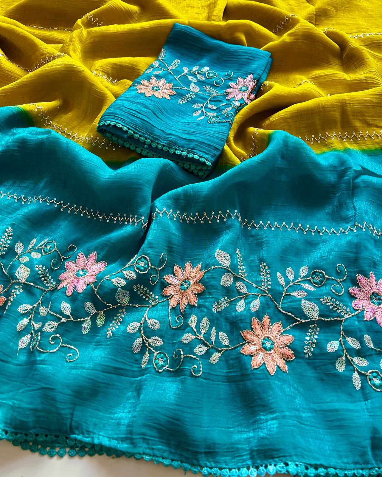 Crunchi Designer Saree
