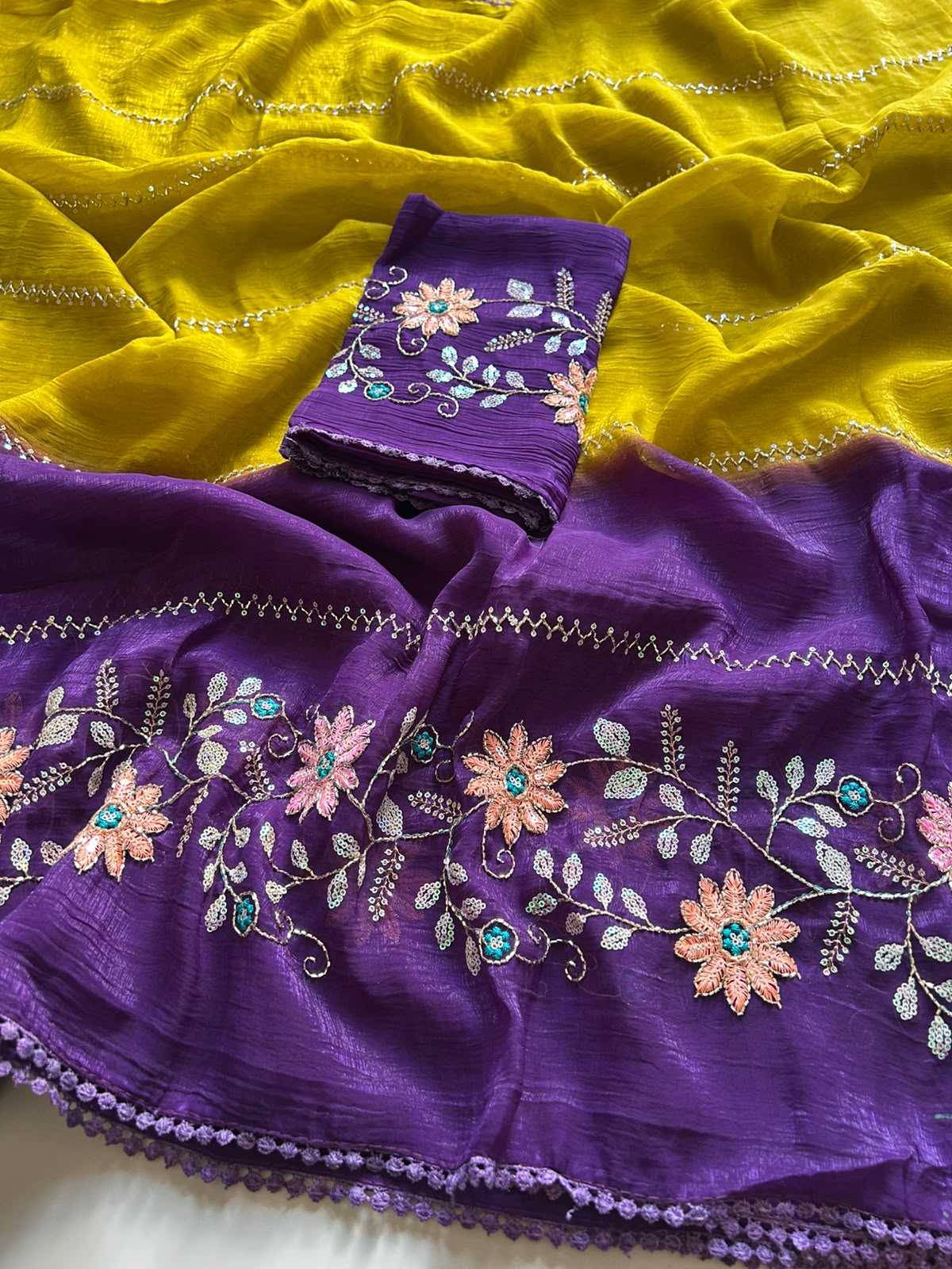 Crunchi Designer Saree