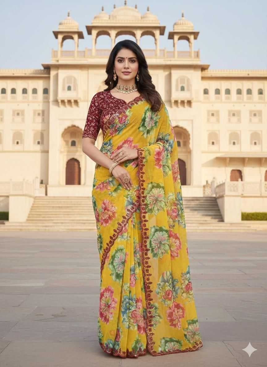 Anya Premium Georgette Saree