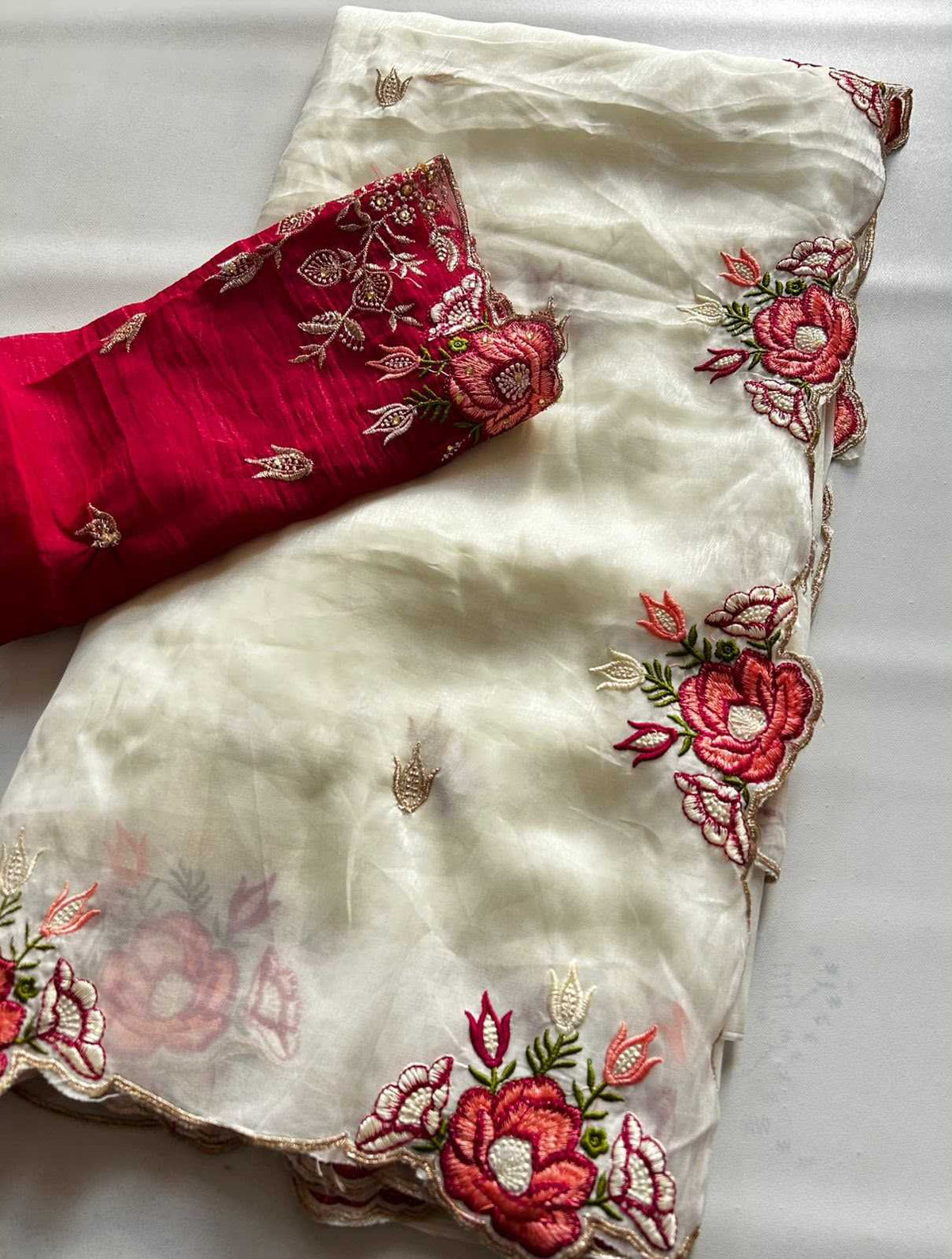 Avanika Crush Silk Designer Saree