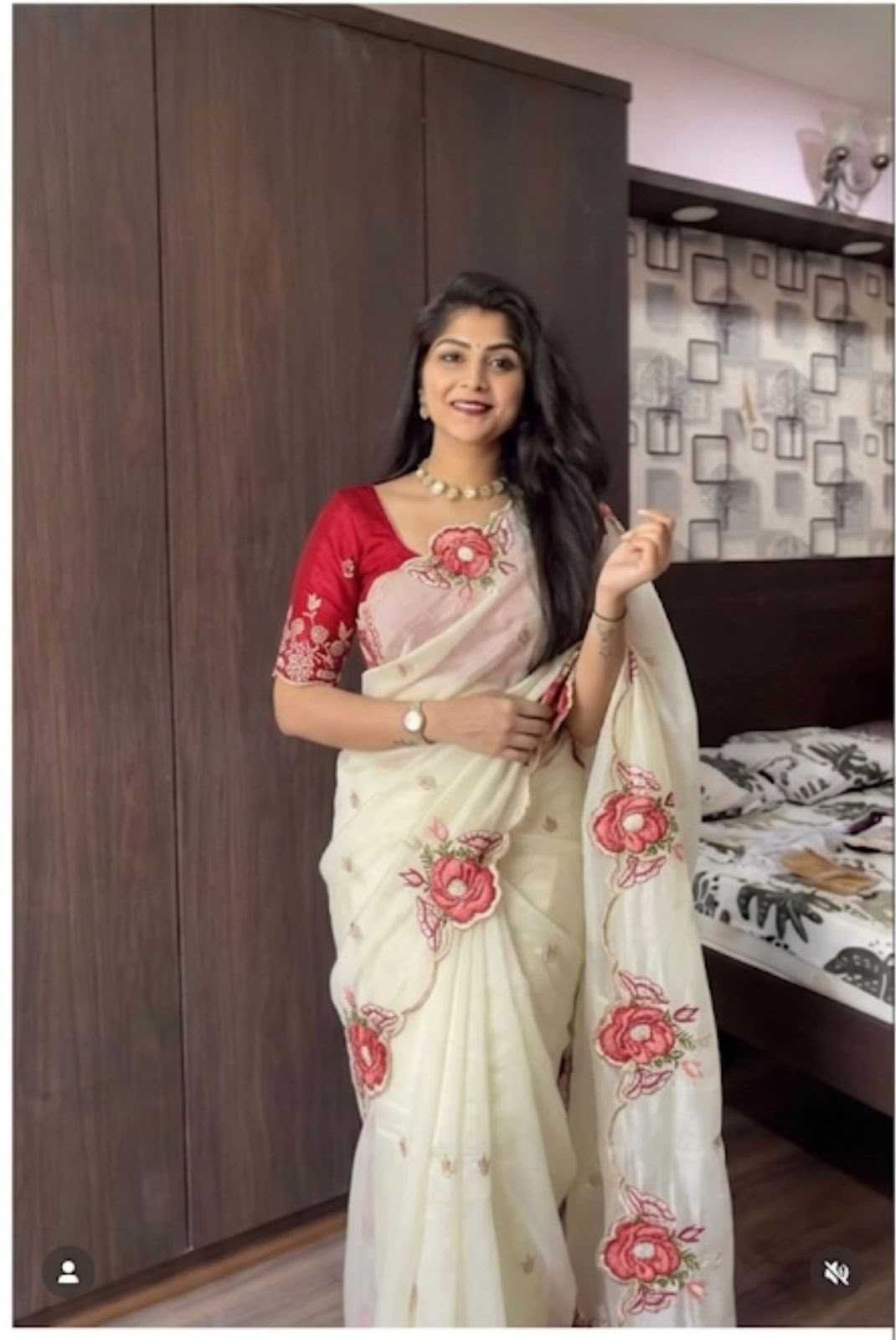 Avanika Crush Silk Designer Saree