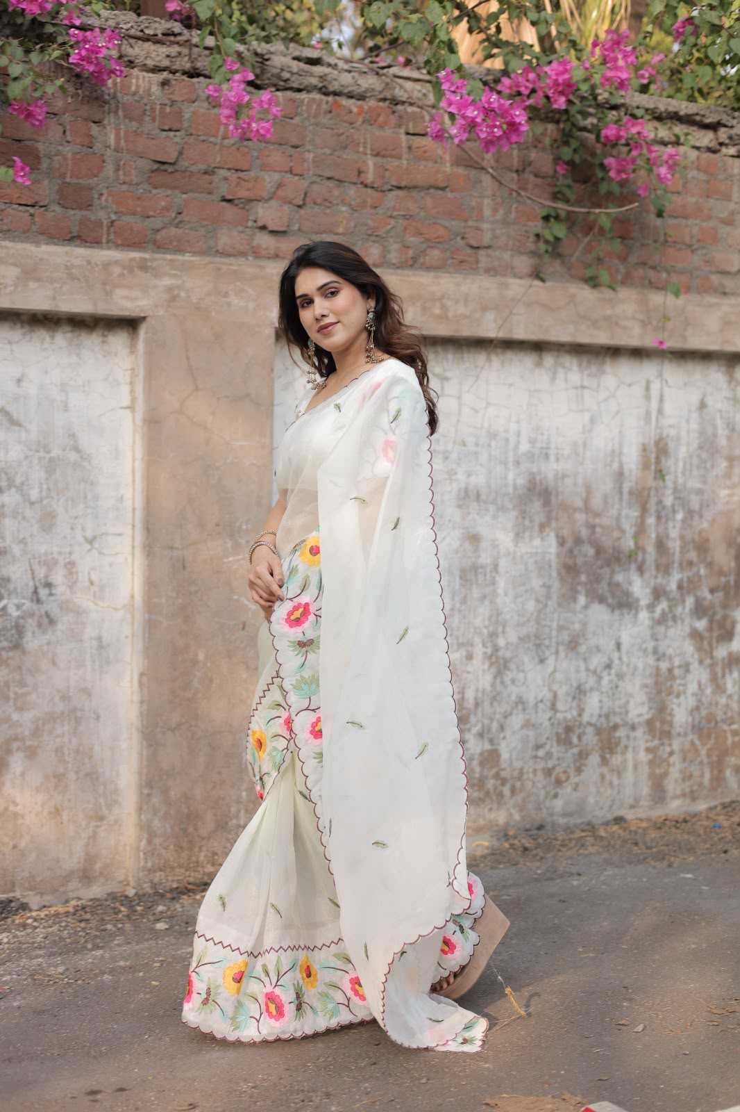 Organza Designer Saree