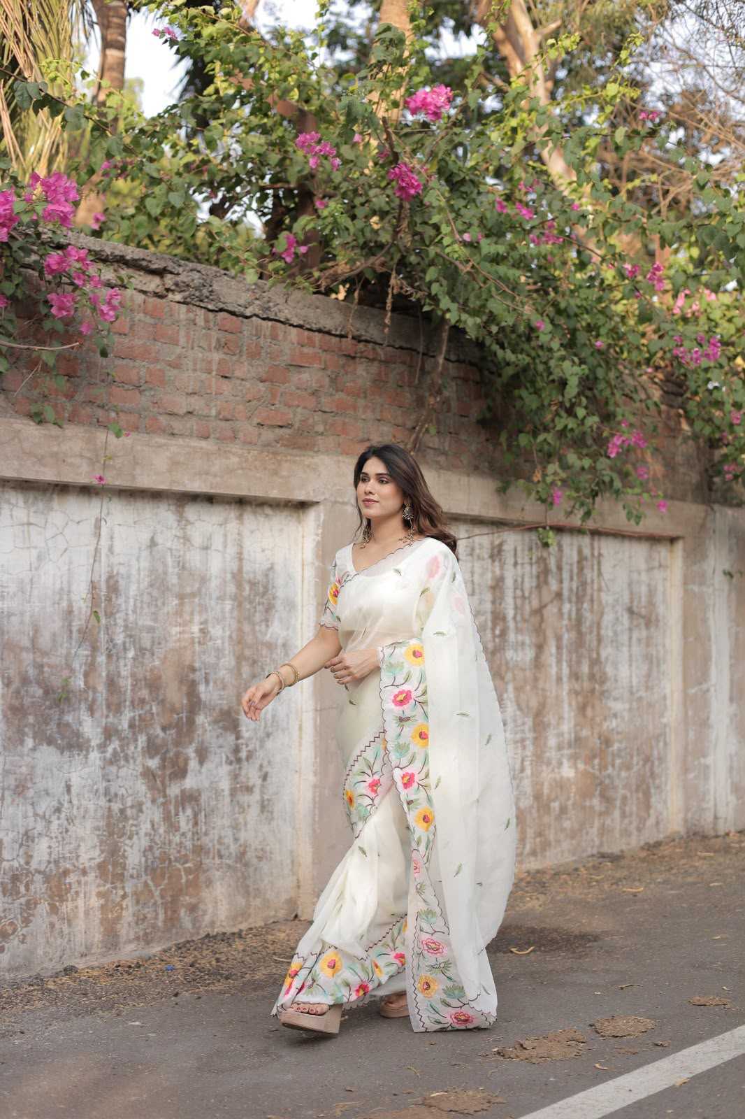 Organza Designer Saree