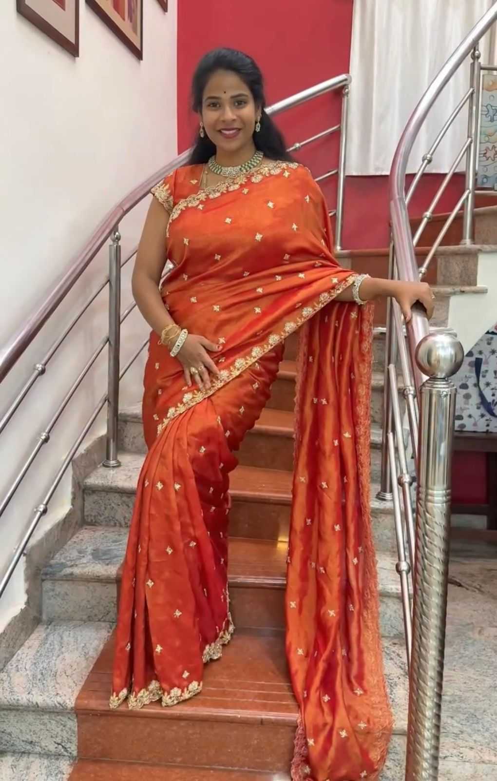 Tissue Silk Party Wear Saree