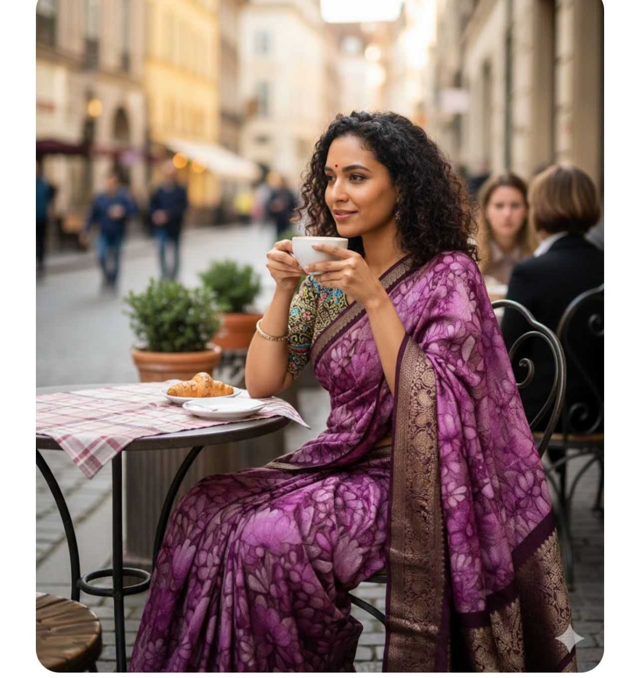 Chiffon Printed Saree
