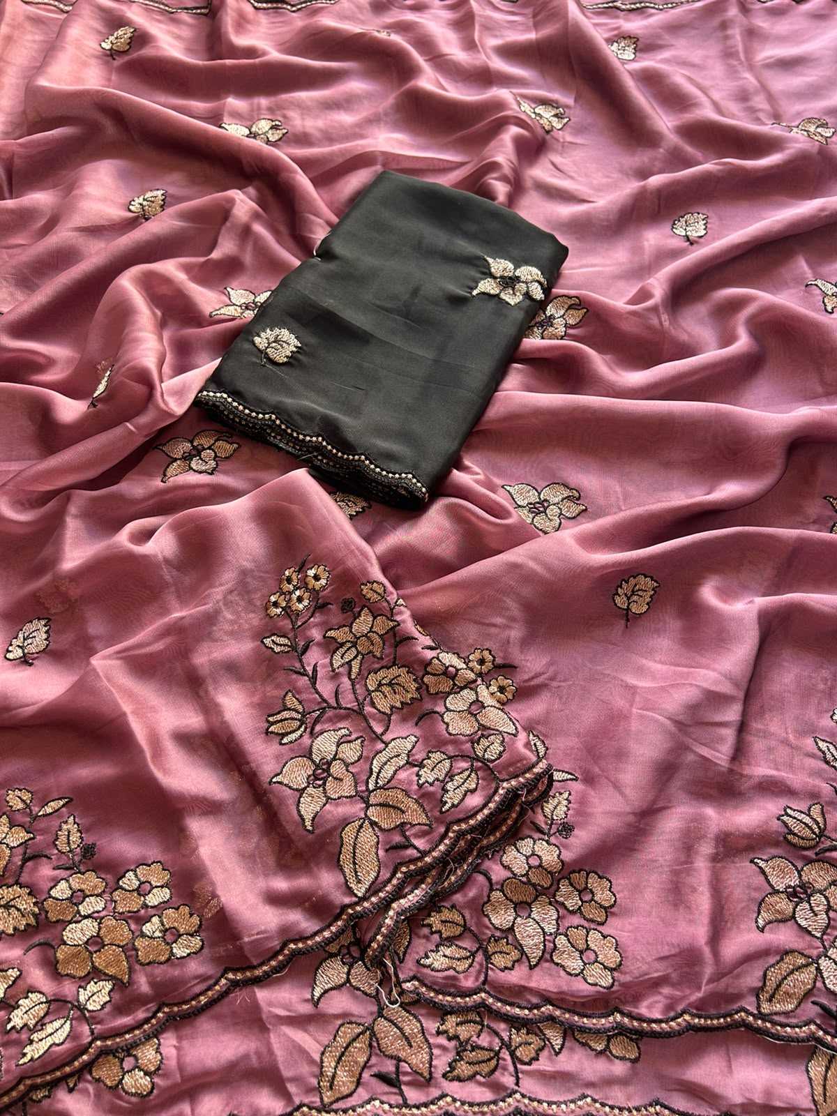 Soft Cursh Designer Saree
