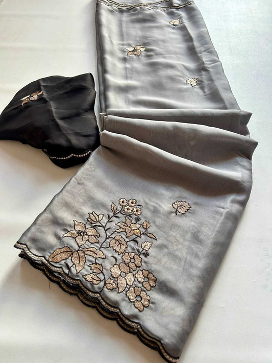 Soft Cursh Designer Saree
