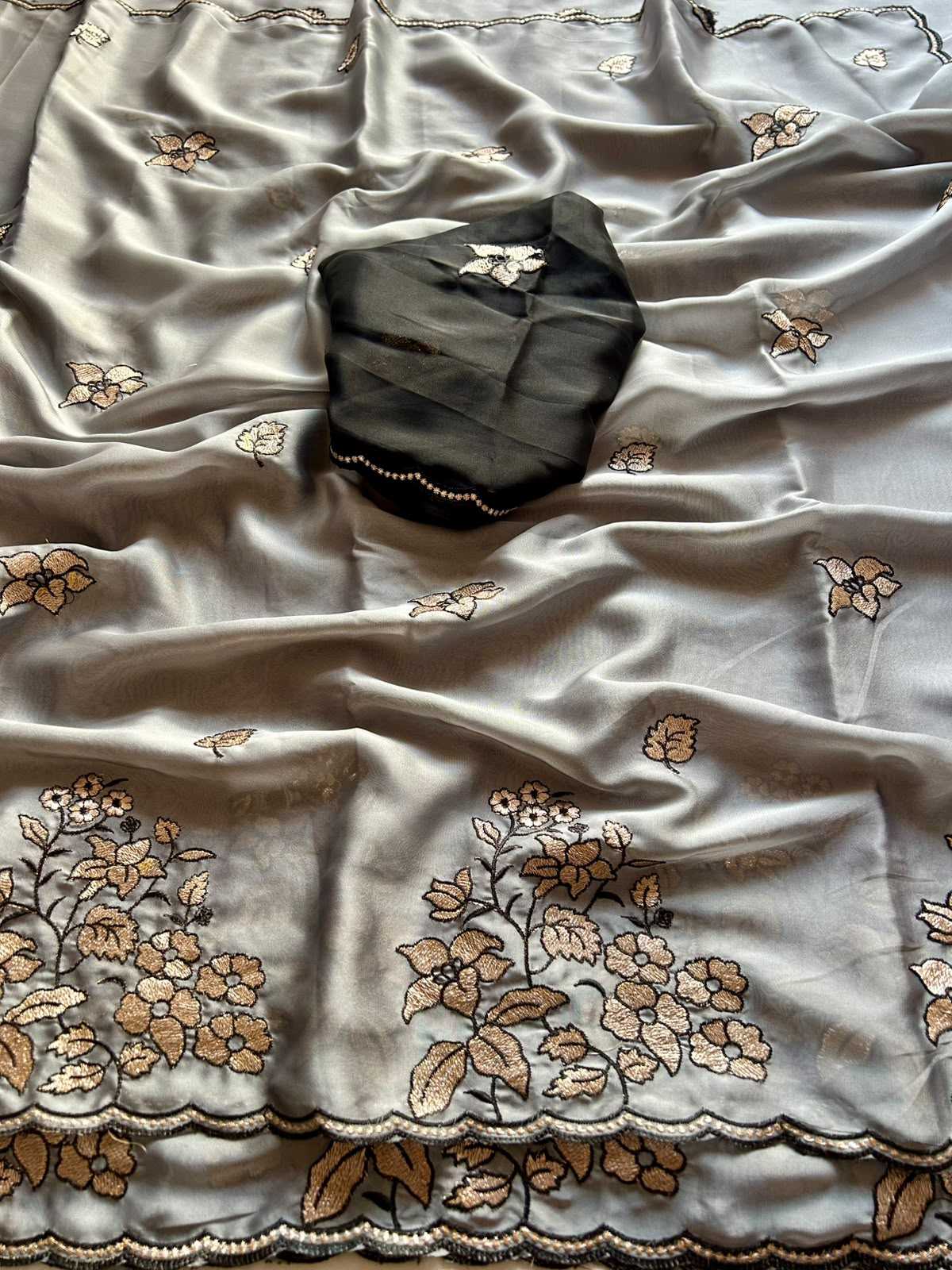 Soft Cursh Designer Saree