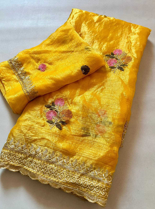 Satin Silk Traditional Saree