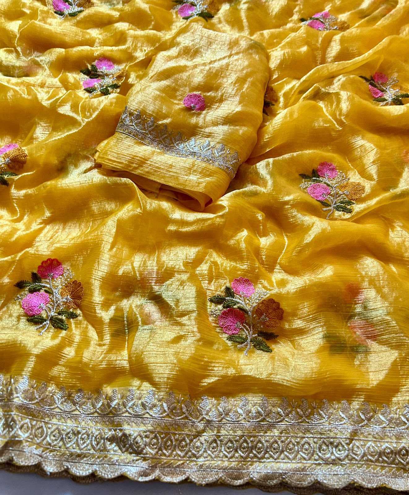 Satin Silk Traditional Saree