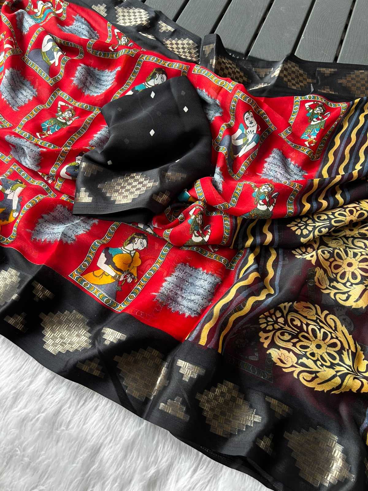 Viscose Designer Saree
