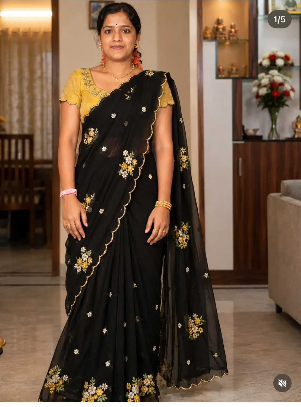 Crunchi Designer Saree