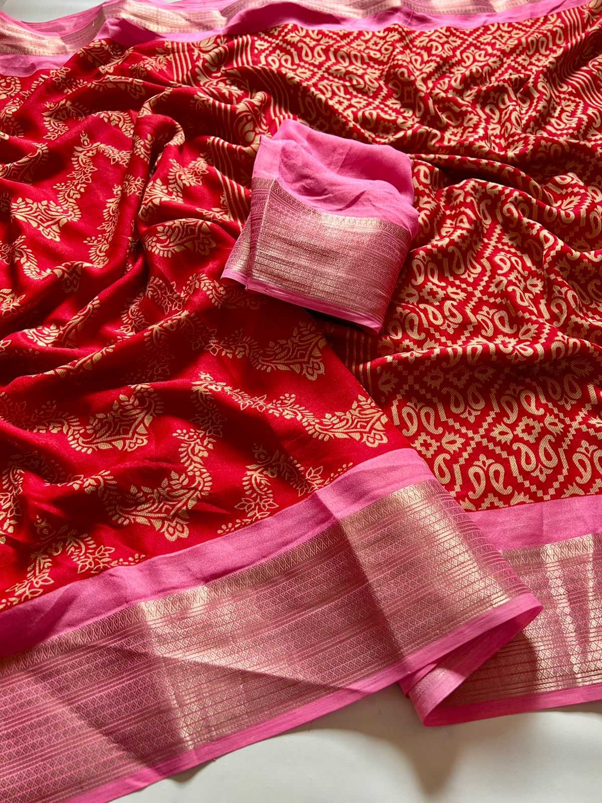 Dola Silk Printed Saree