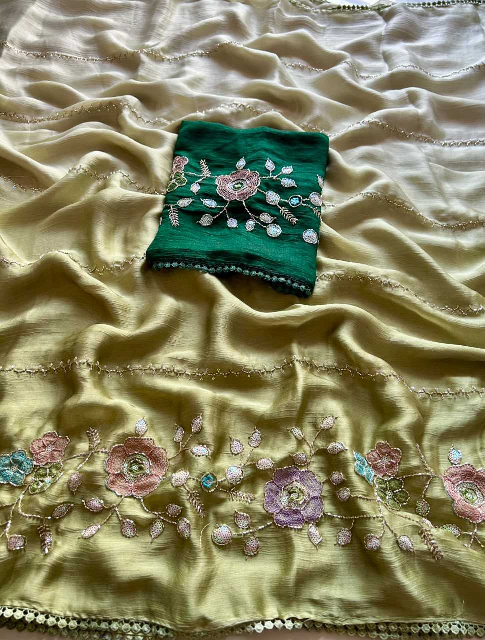 Crush Silk Traditional Saree