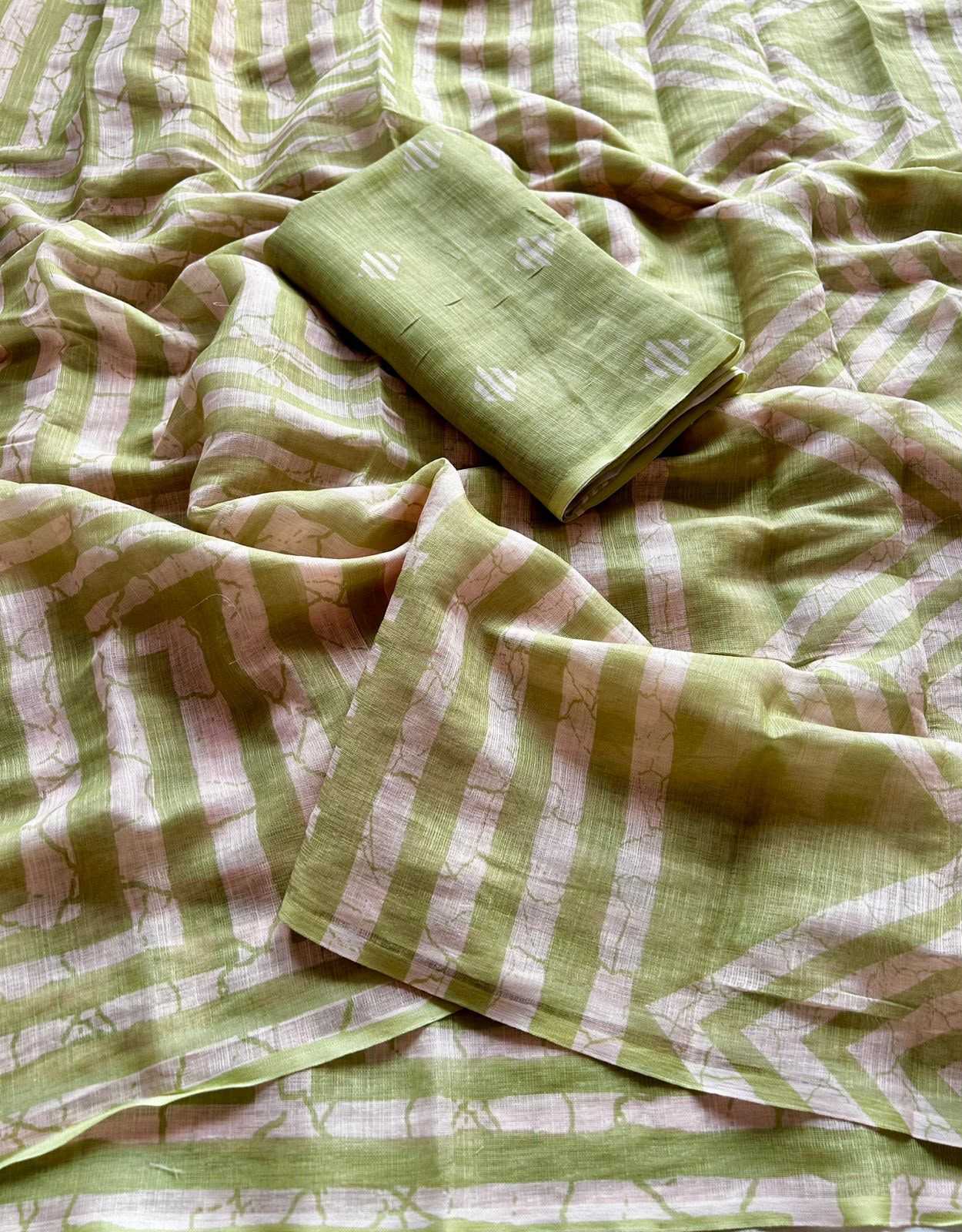 Linen Designer Saree