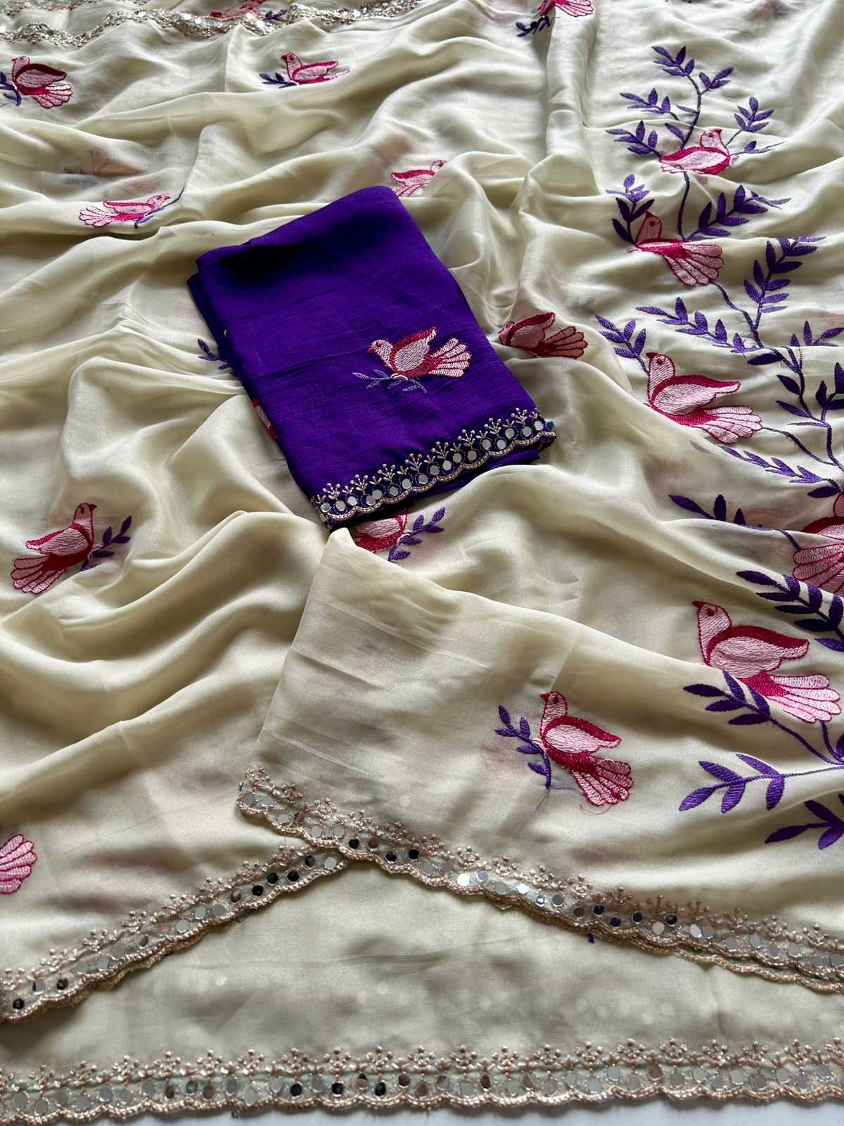 Gauri Premium Georgette Designer Saree