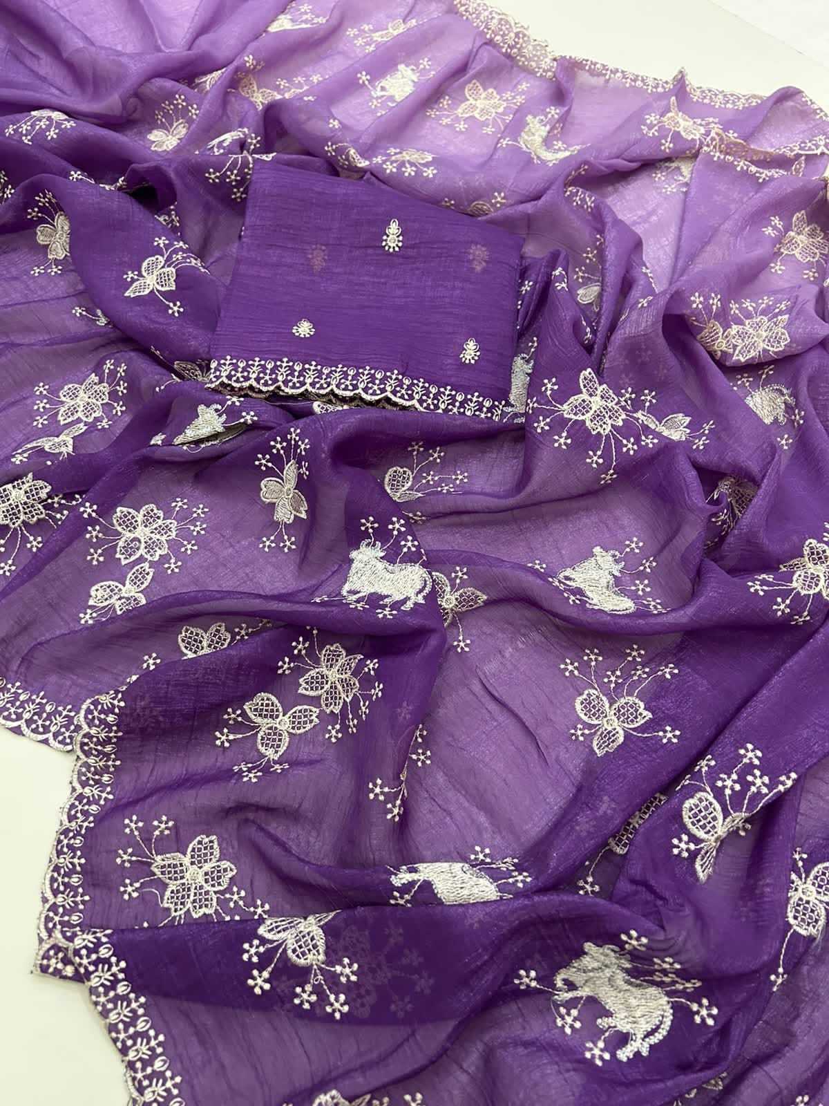 Ira Crunchi Designer Saree