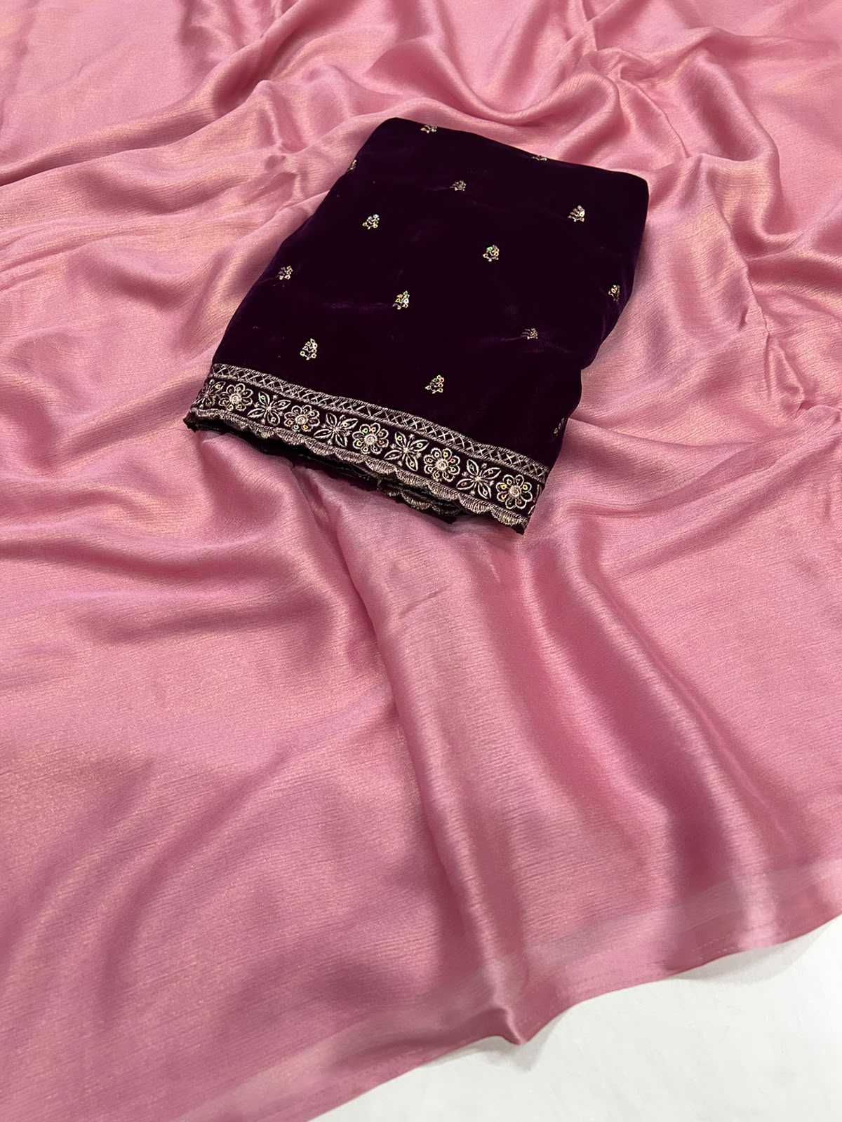 Ishti Pure Chiffon Designer Saree