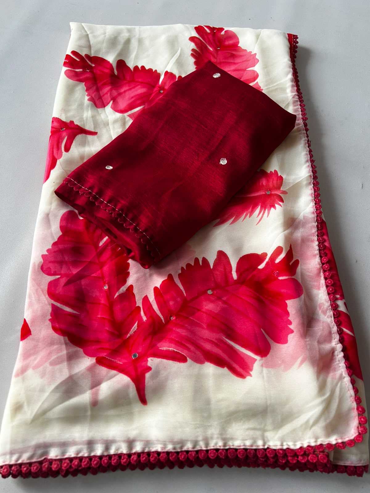 Janhvi Premium Georgette Printed Saree