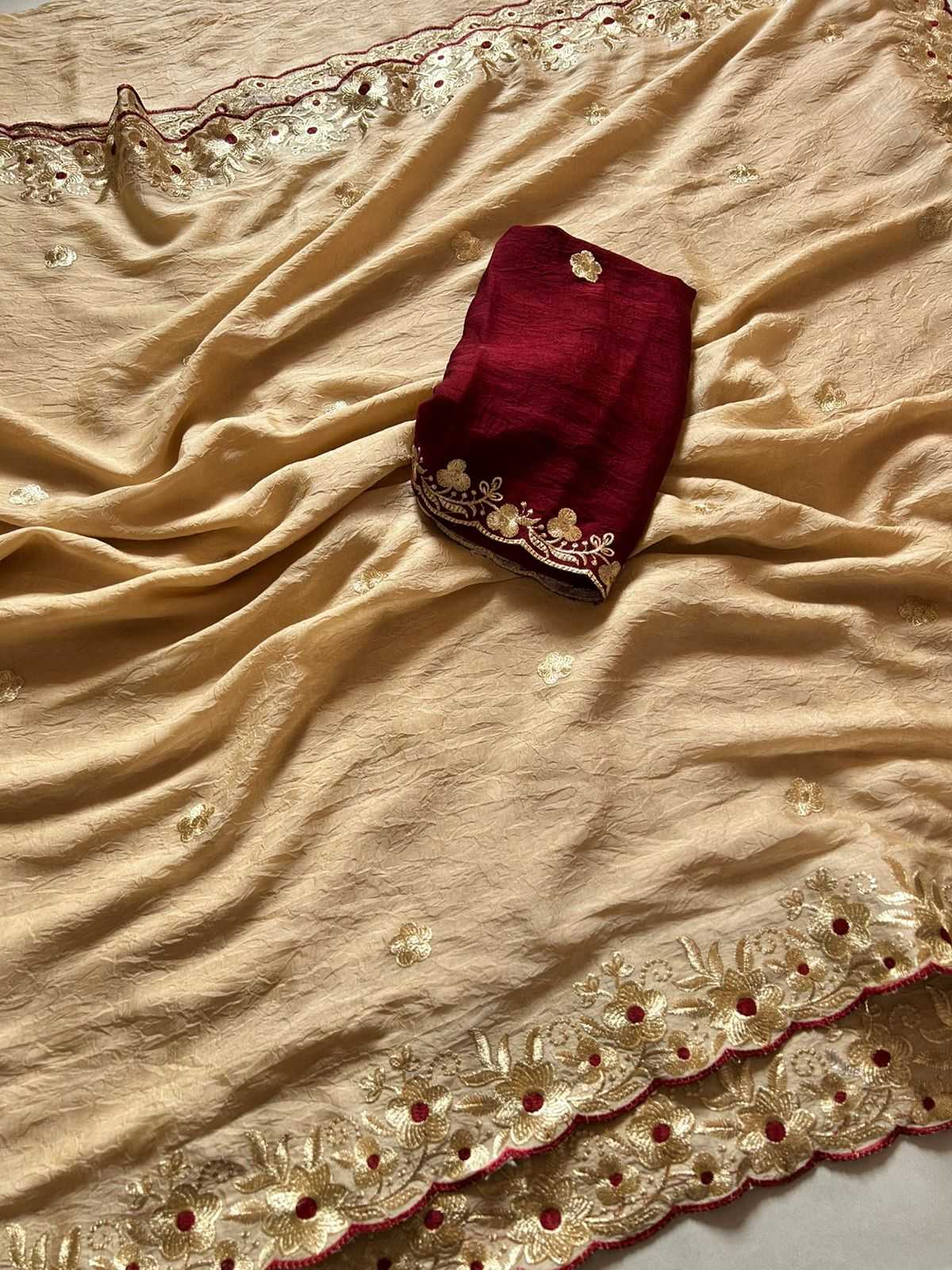 Crush Silk Traditional Saree