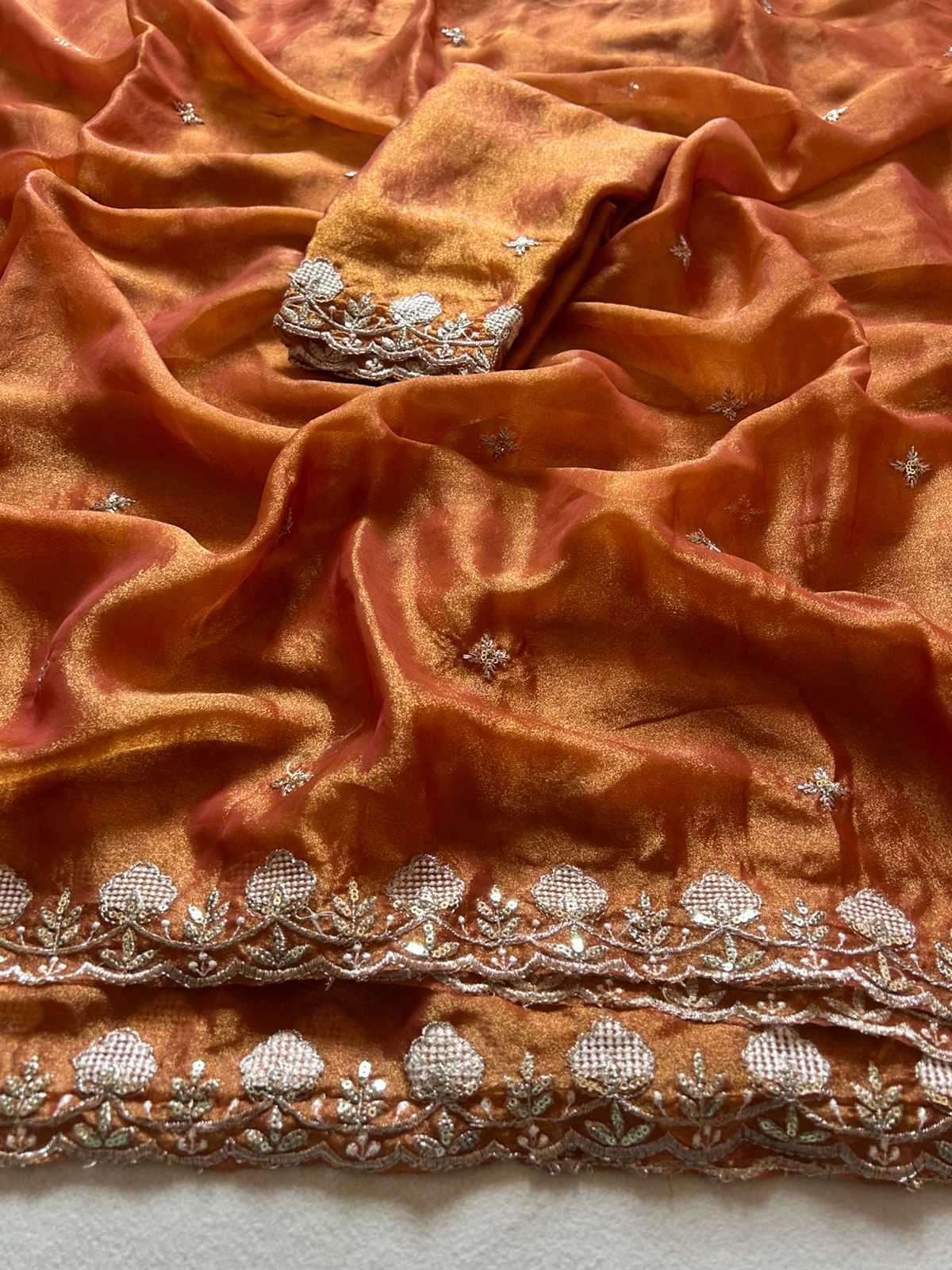 Tissue Silk Party Wear Saree
