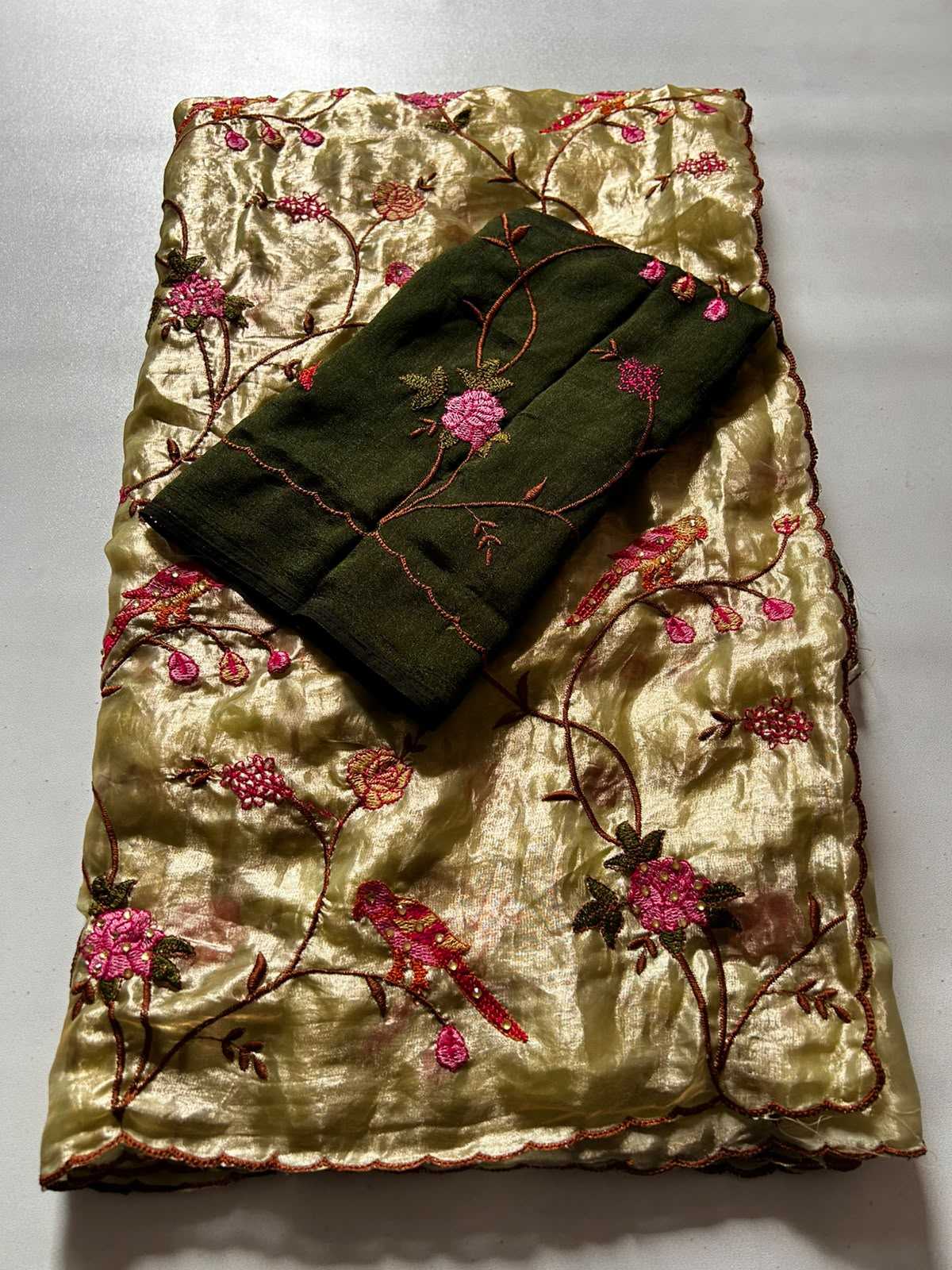 Kavya Tissue Sequence Saree